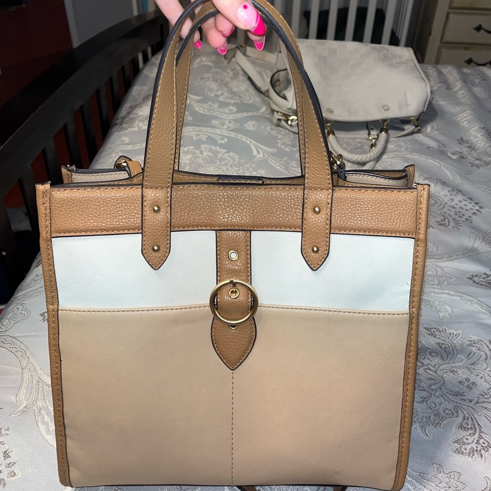Tan Tote Bag